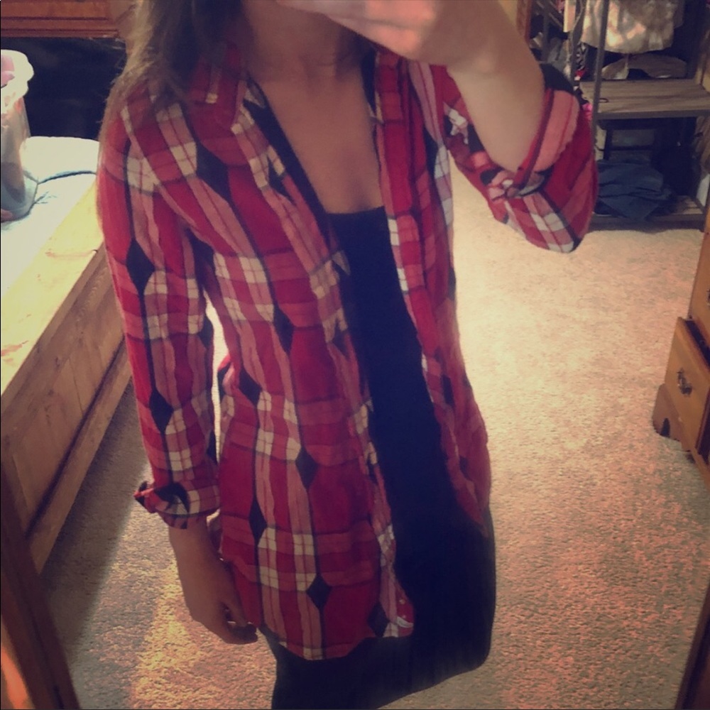 Classic red flannel